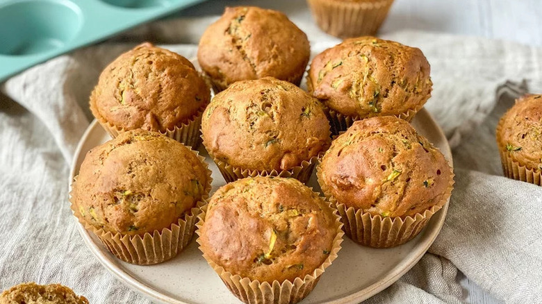 Zucchini Banana Bread Muffins