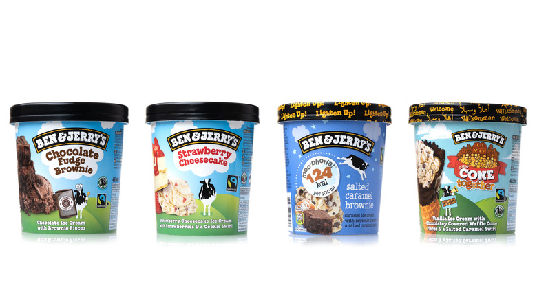 Ben & Jerry's ice creams