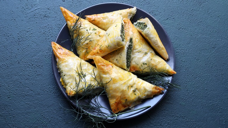 Spanakopita triangles