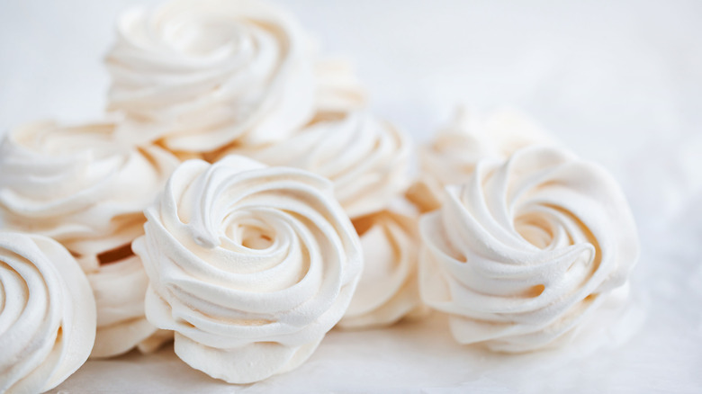 pile of meringues