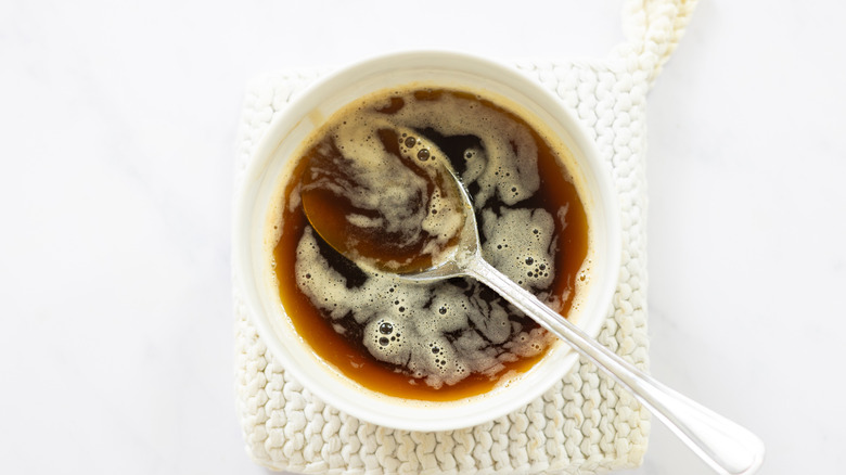 brown butter in bowl