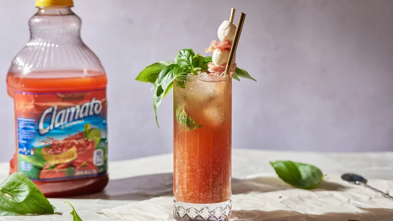 Caprese Caesar Highball