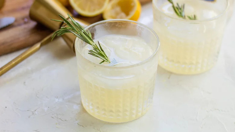 Meyer Lemon Tom Collins Cocktail