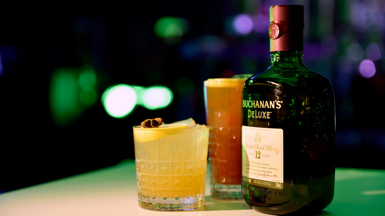 Buchanan's 12-year with drink
