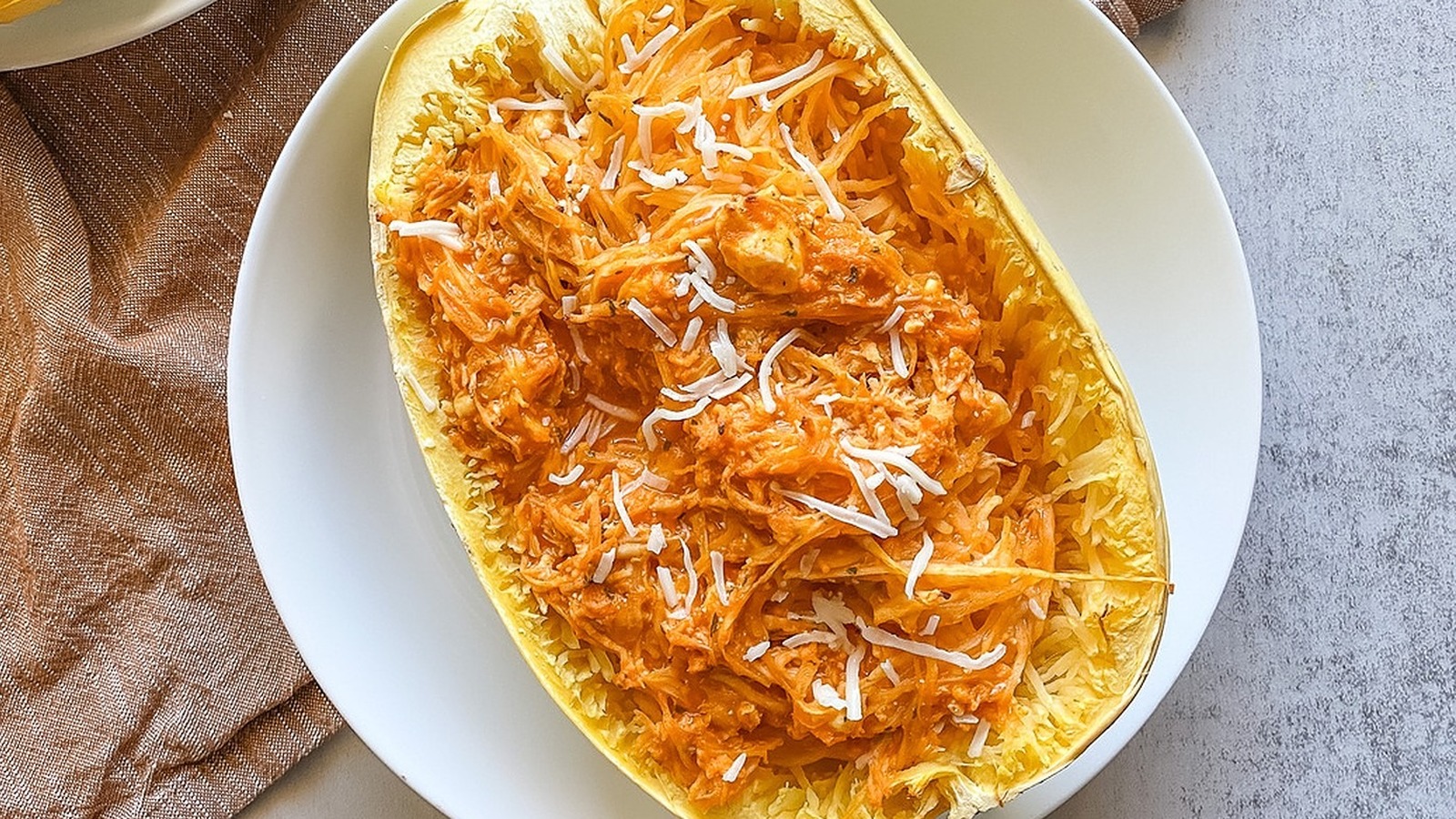 Buffalo Chicken Spaghetti Squash Recipe