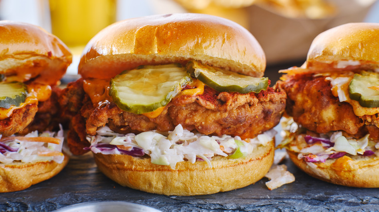 Nashville hot chicken sandwich