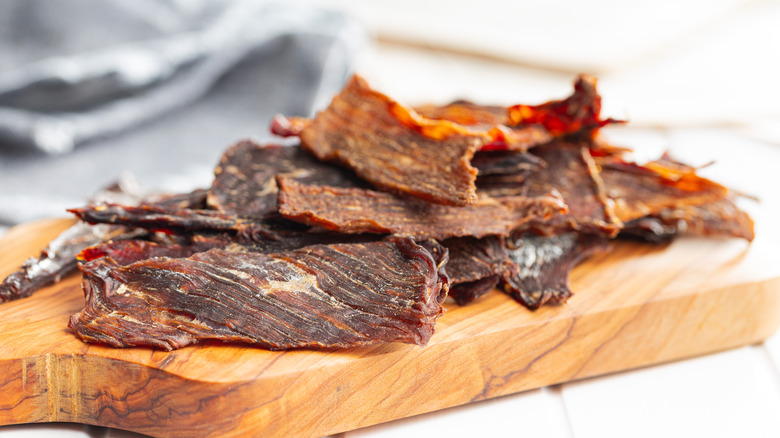 Beef jerky on board