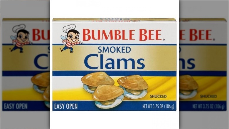 Bumble Bee canned smoked clams