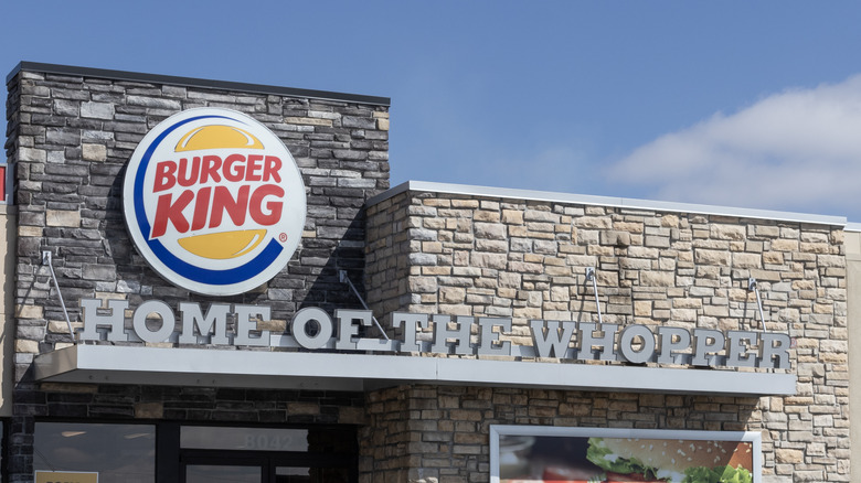 Burger King storefront signage