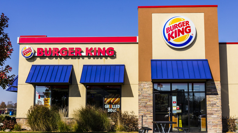 A Burger King restaurant building