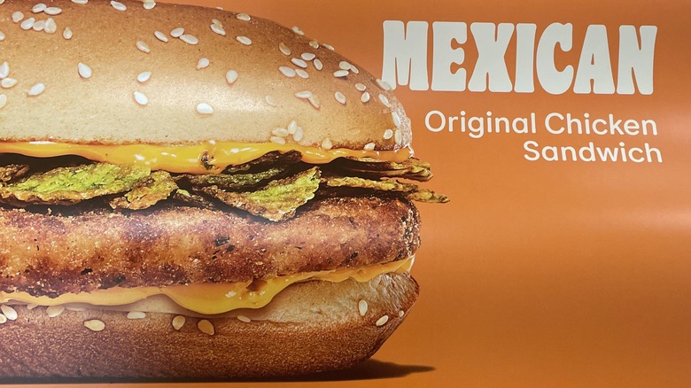 Burger King Mexican chicken sandwich