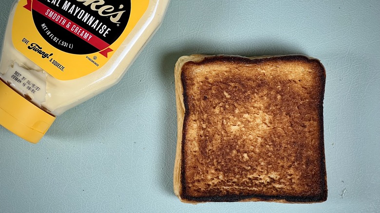 Grilled cheese with Duke's mayonnaise 