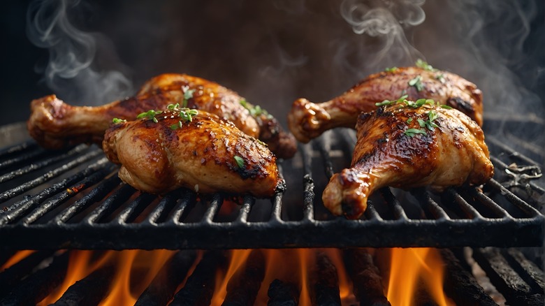 grilled chicken drumsticks