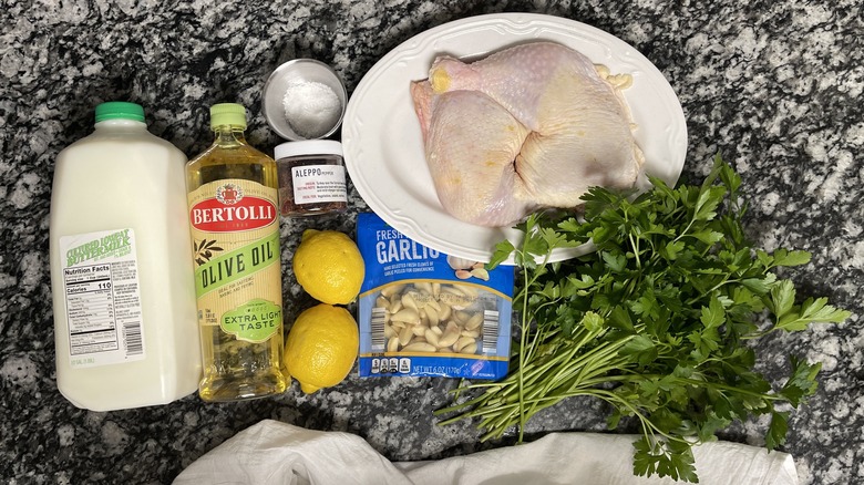 chicken buttermilk lemons and parsley