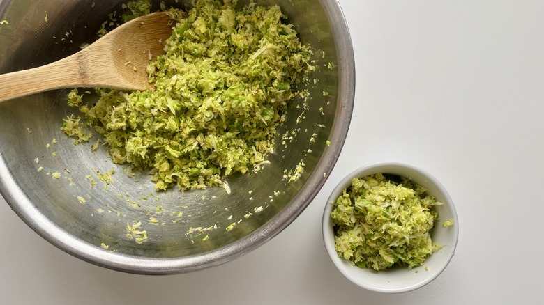 Brussels sprouts in bowl