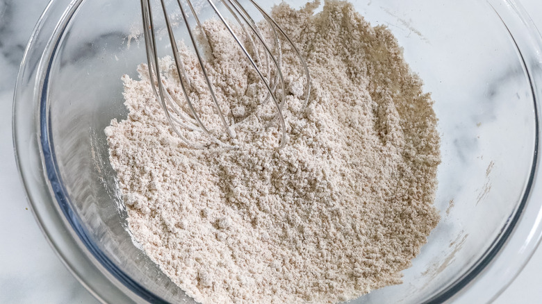 flour sugar spice mixture