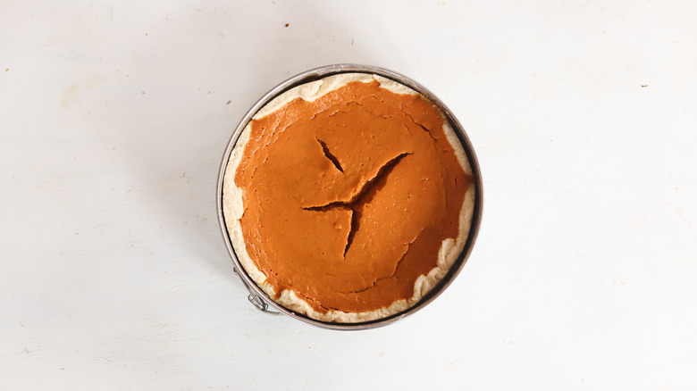 baked pumpkin pie