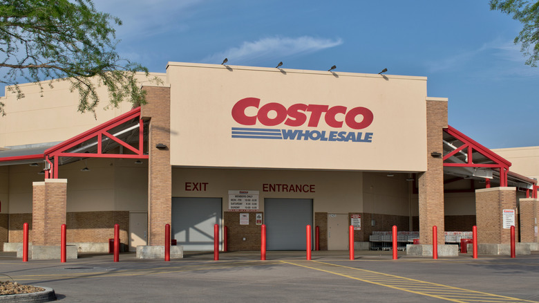 Exterior of a Costco store