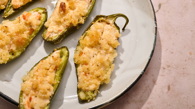 jalapeno poppers on plate