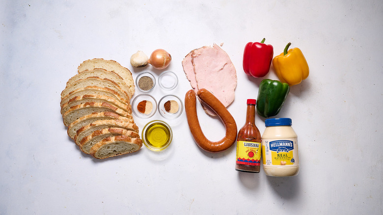 ingredients on a table