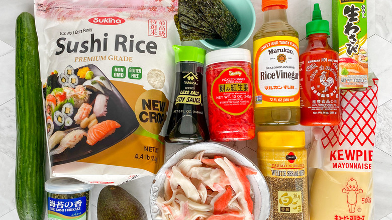 ingredients for california roll