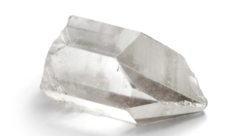piece of quartz crystal
