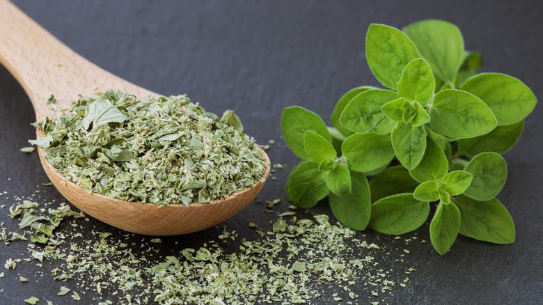 dried and fresh marjoram 