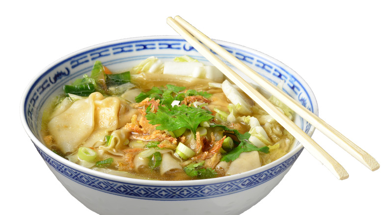 wonton wrapper soup