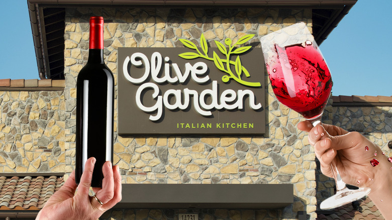 olive garden wine