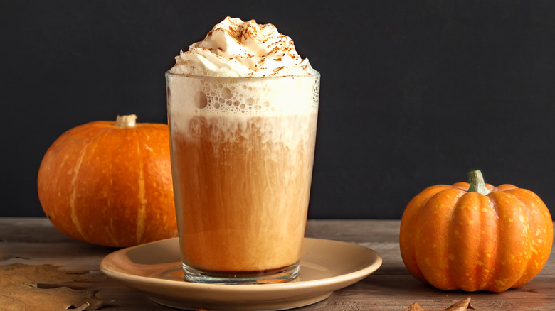 homemade pumpkin spice latte