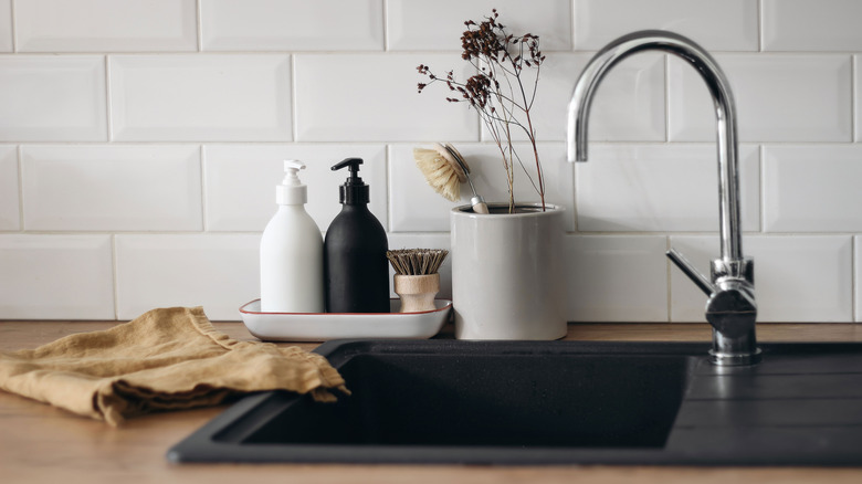 Modern kitchen sink