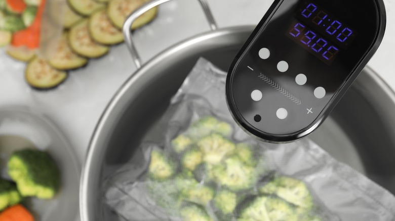 sous vide technique vegetables