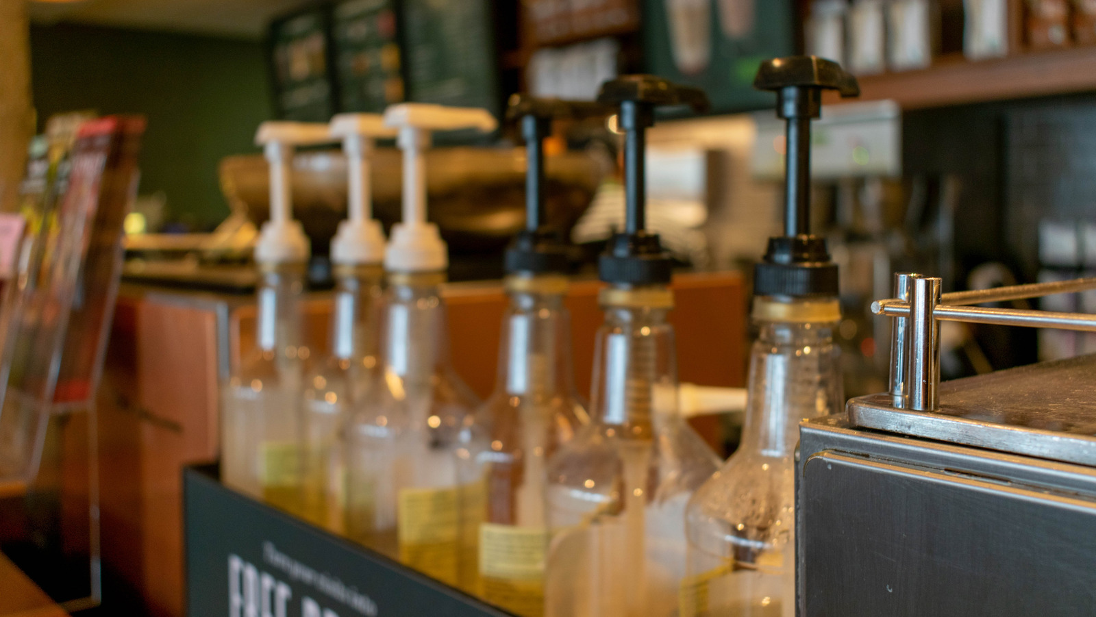 Starbucks sugar free syrups discount