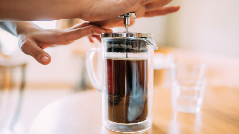 French press coffee maker