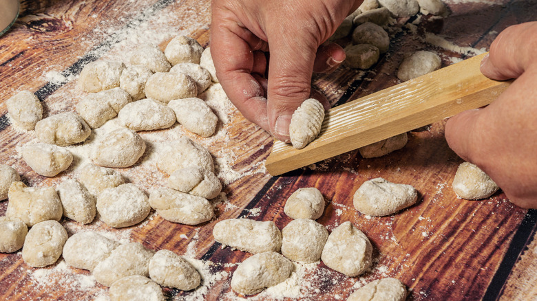 Making gnocchi