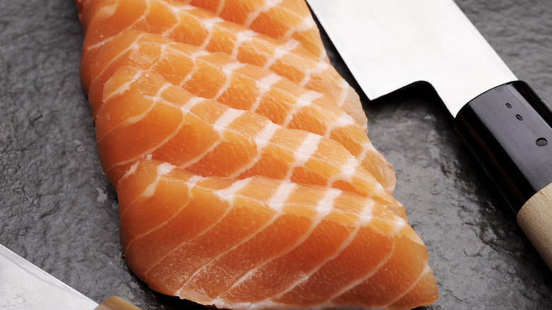 salmon sashimi knife