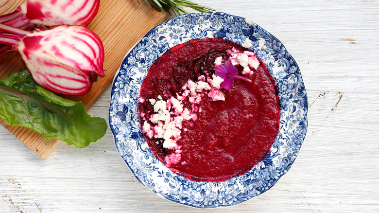 Chioggia beet soup