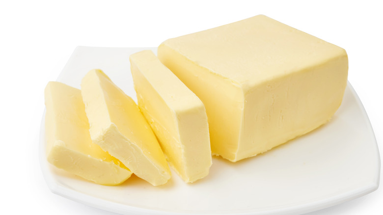 A stick of butter