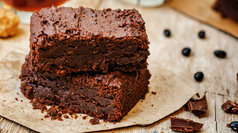 Black bean brown squares