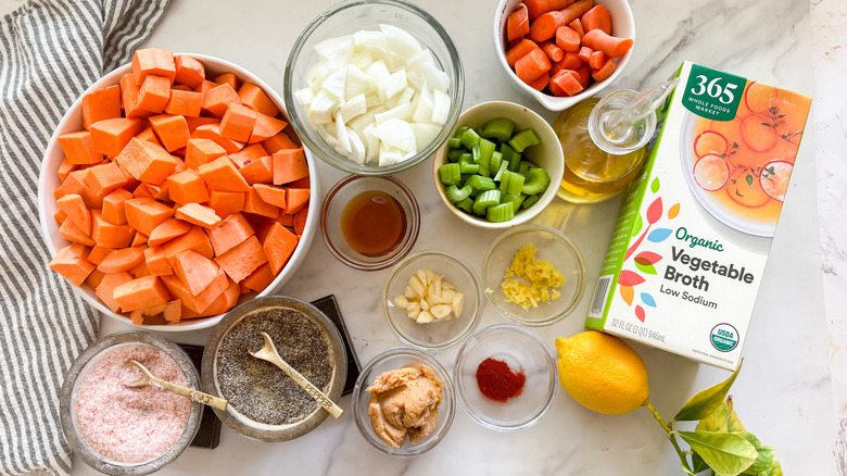 sweet potato miso soup ingredients