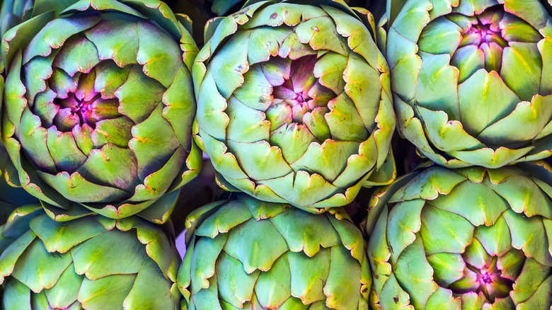 Green artichokes