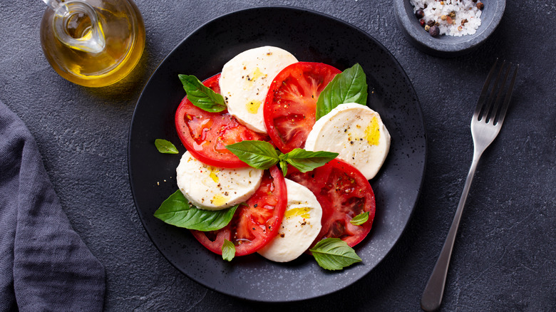 A caprese salad