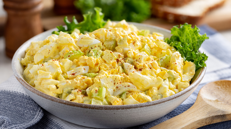 Creamy egg salad