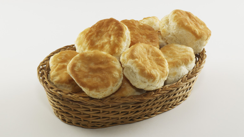 Biscuits in a basket