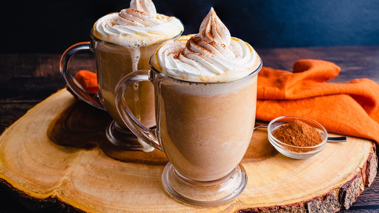 hot chocolate with whipped cream