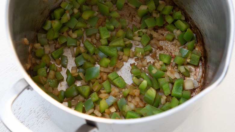 veggies in a pot 