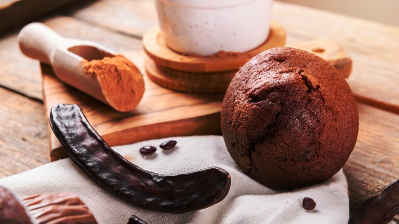 Carob muffin