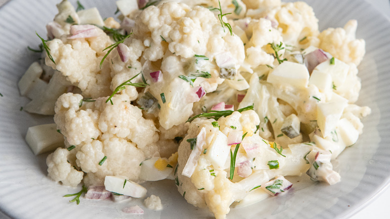 cauliflower potato salad