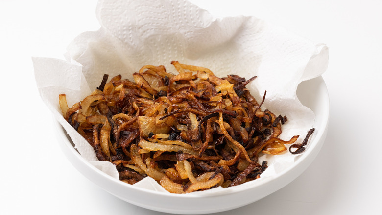 Crispy fried onions 