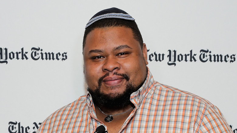 Michael W. Twitty in yarmulke